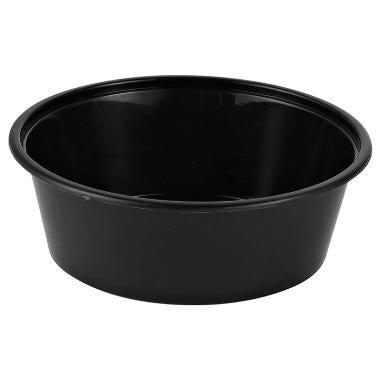 Bæger 300 ml Ø120x40 mm Rund PP Sort,10 ps x 50 stk/krt