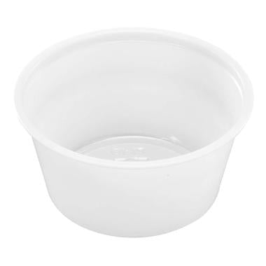Dressingbæger 90 ml Ø74x32 mm PP Klar,250 stk/ps