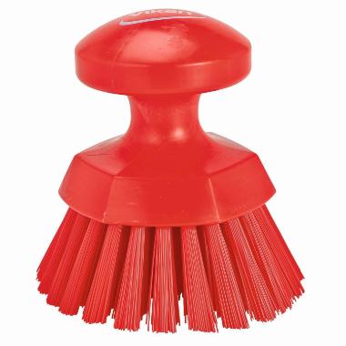 Skurebørste Ø110 mm Stiv Rød,stk