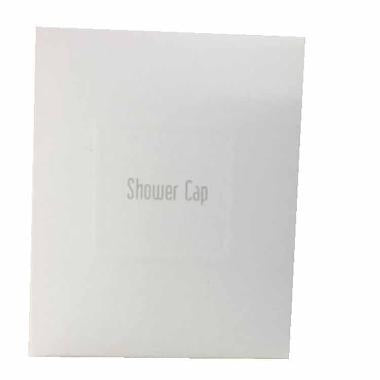 Badehætte White i hvid æske plastik Transparent,100 stk/pk