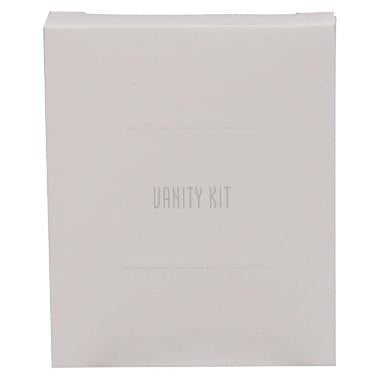Vanity Kit White 3 vatrondeller/3 vatpinde/1 neglefil i Hvid æske,100 stk/pk