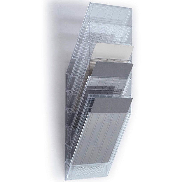 Durable FLEXIBOXX bakkesystem med 6 højformat rum i transparent farve
