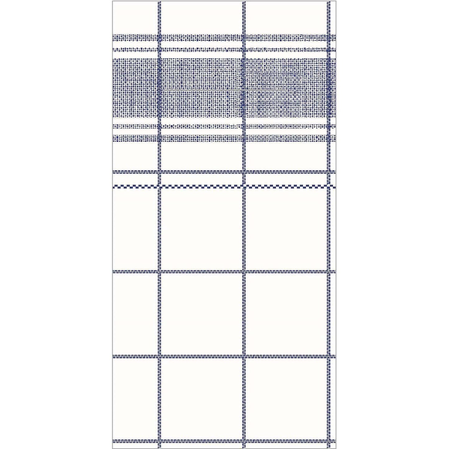 Serviet Airlaid 1/8-fold 40x40cm Blå Nadeem til Bestik,300 stk/krt