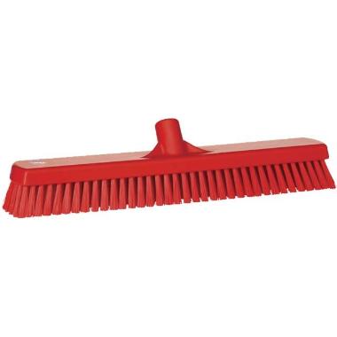 Gulvskrubbe 47 cm Stiv Rød,stk