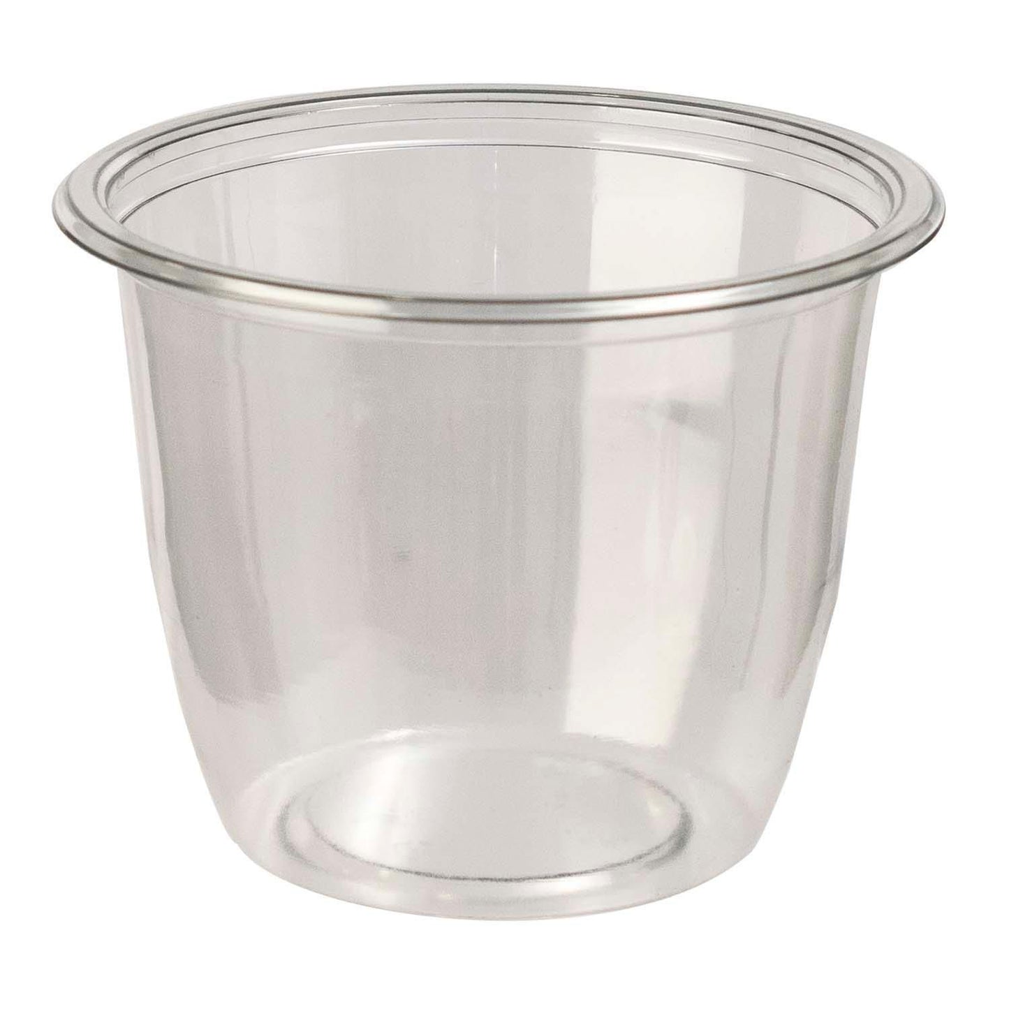Bæger DeliGreen pot 725 ml Ø129x99 mm Rund RPET Klar,504 stk/krt