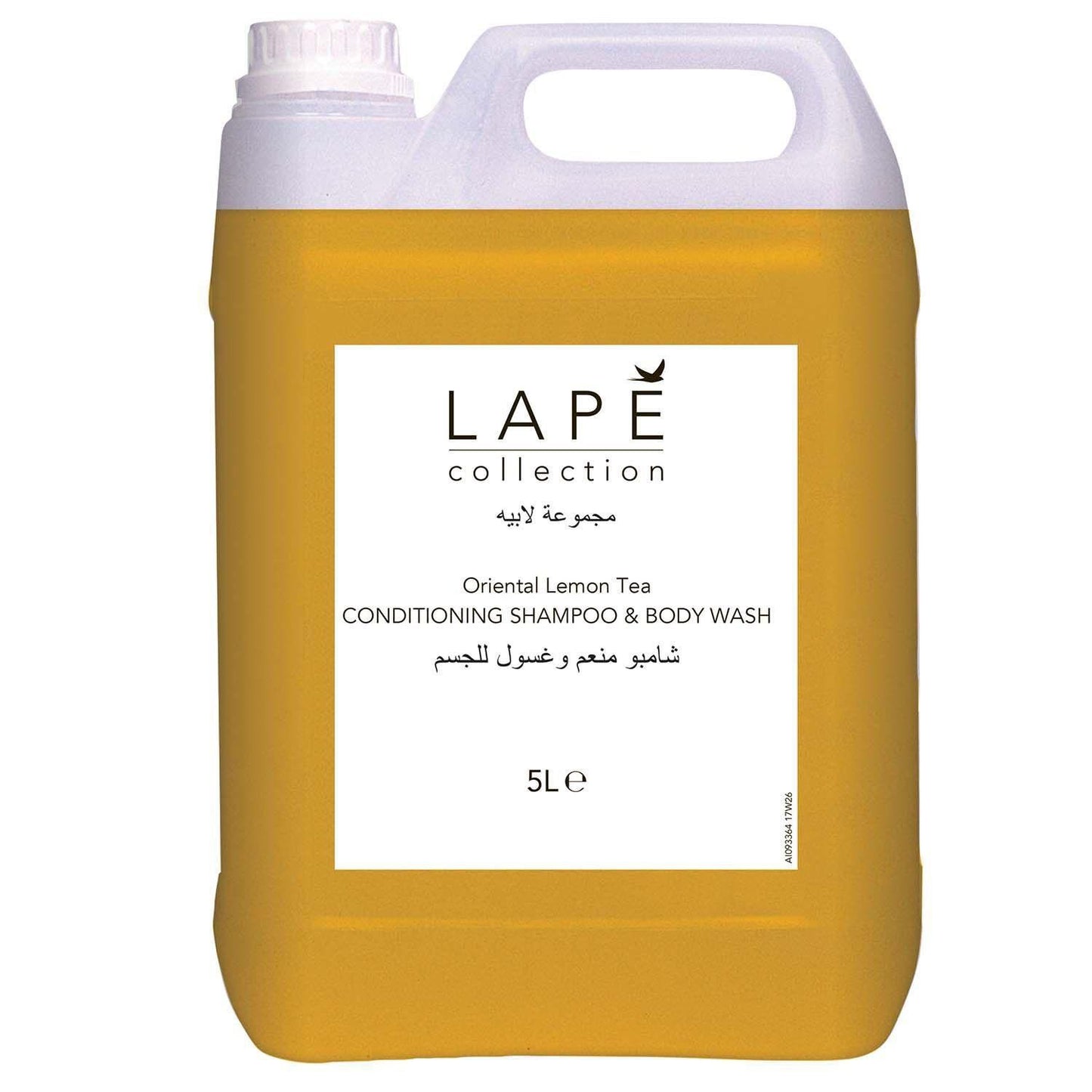 Shampoo LAPE Oriental Lemon Tea Hair & Body 5ltr med Parfume Orange,2 dnk x 5 ltr/krt
