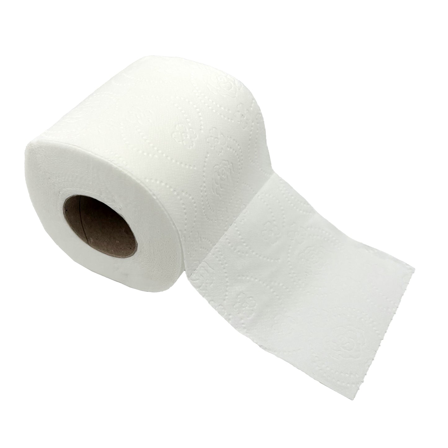 Toiletpapir Neutral Luksus 2-lag Ø11x9.8cmxL30m Perforeret M/Hylse Nyfiber Hvid,9 pk x 8 rl/krt