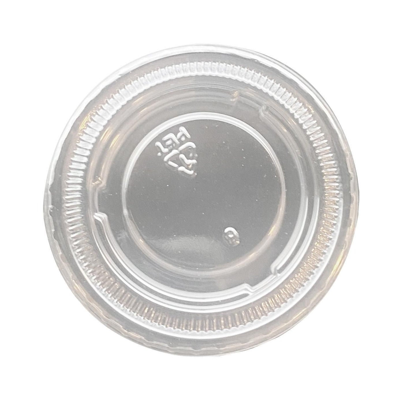 Plastlåg Ø44 mm PET Klar til Dressingbæger 30 ml,100 stk/ps