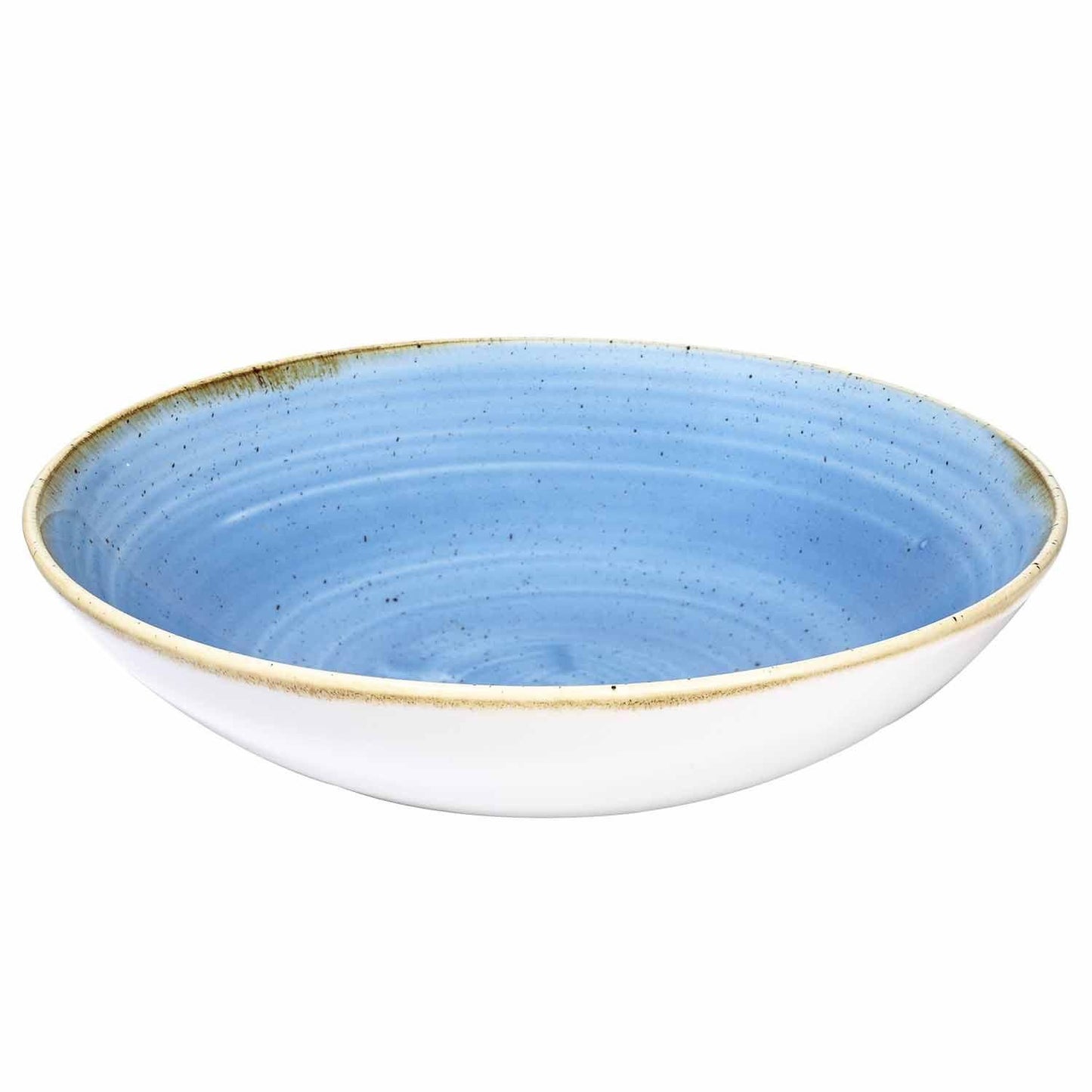 Tallerken Dyb Coupe Stonecast 113,6 cl Ø24.8 cm Porcelæn Kornblomst blå,12 stk/krt