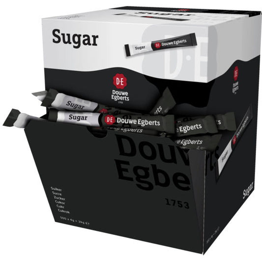 D.E. Sukker Sticks 500 stk – Perfekt til kaffen ☕