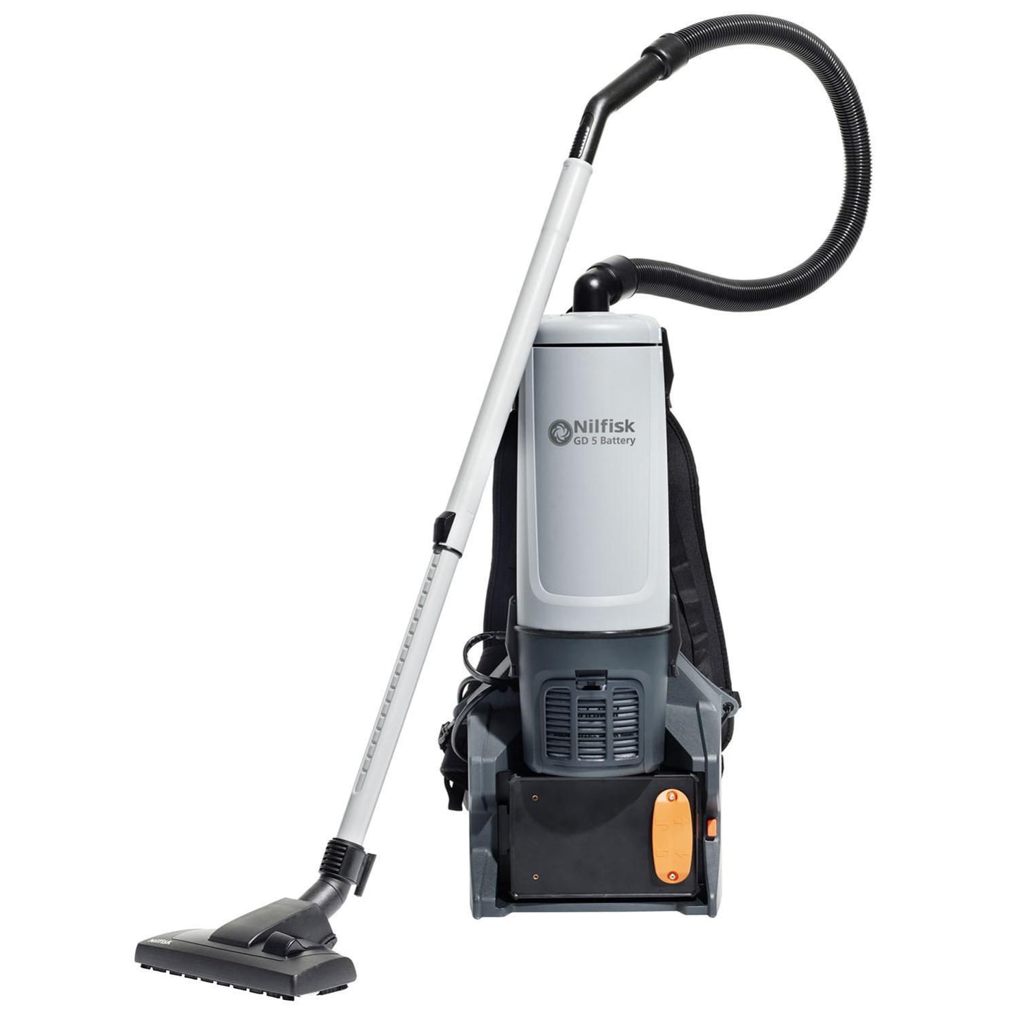 Støvsuger Rygstøvsuger Nilfisk GD5 Battery 5ltr 8kg med Lithium batteri/Lader,1 stk