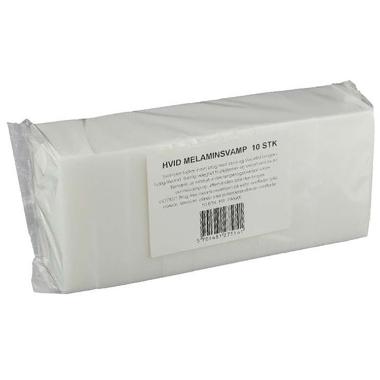 Svamp 105x70x25mm Melamin Hvid,10 stk/pk