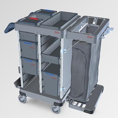 Rengøringsvogn Origo 2 CX Ready-to-Go,stk