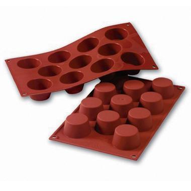 Muffinform Silikomart 1/3GN Ø51xH28 mm Silikone til 11 muffins,stk