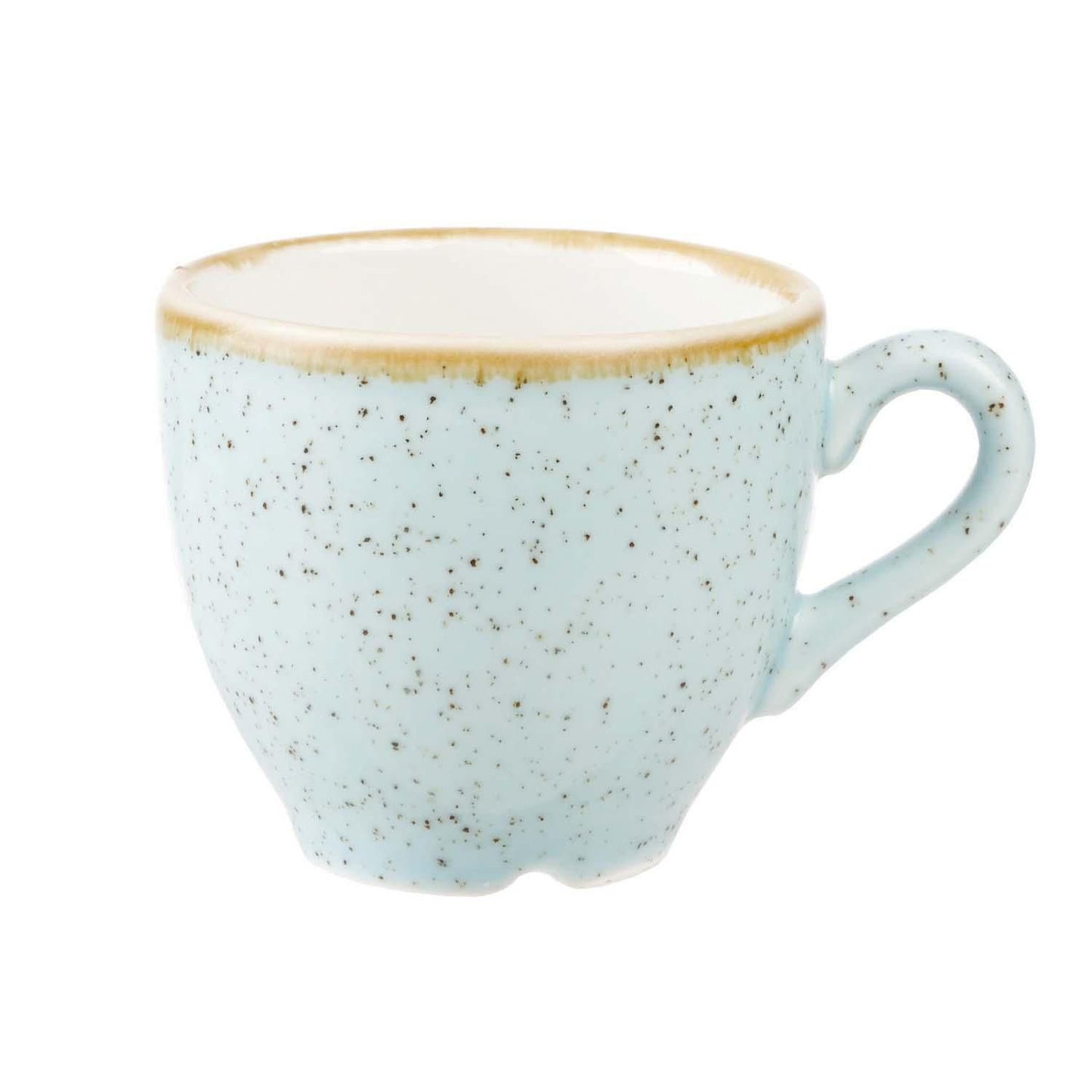 Kop Espresso Stonecast 10 cl Ø6.5x H5.5cm. Porcelæn Lyseblå,12 stk/krt