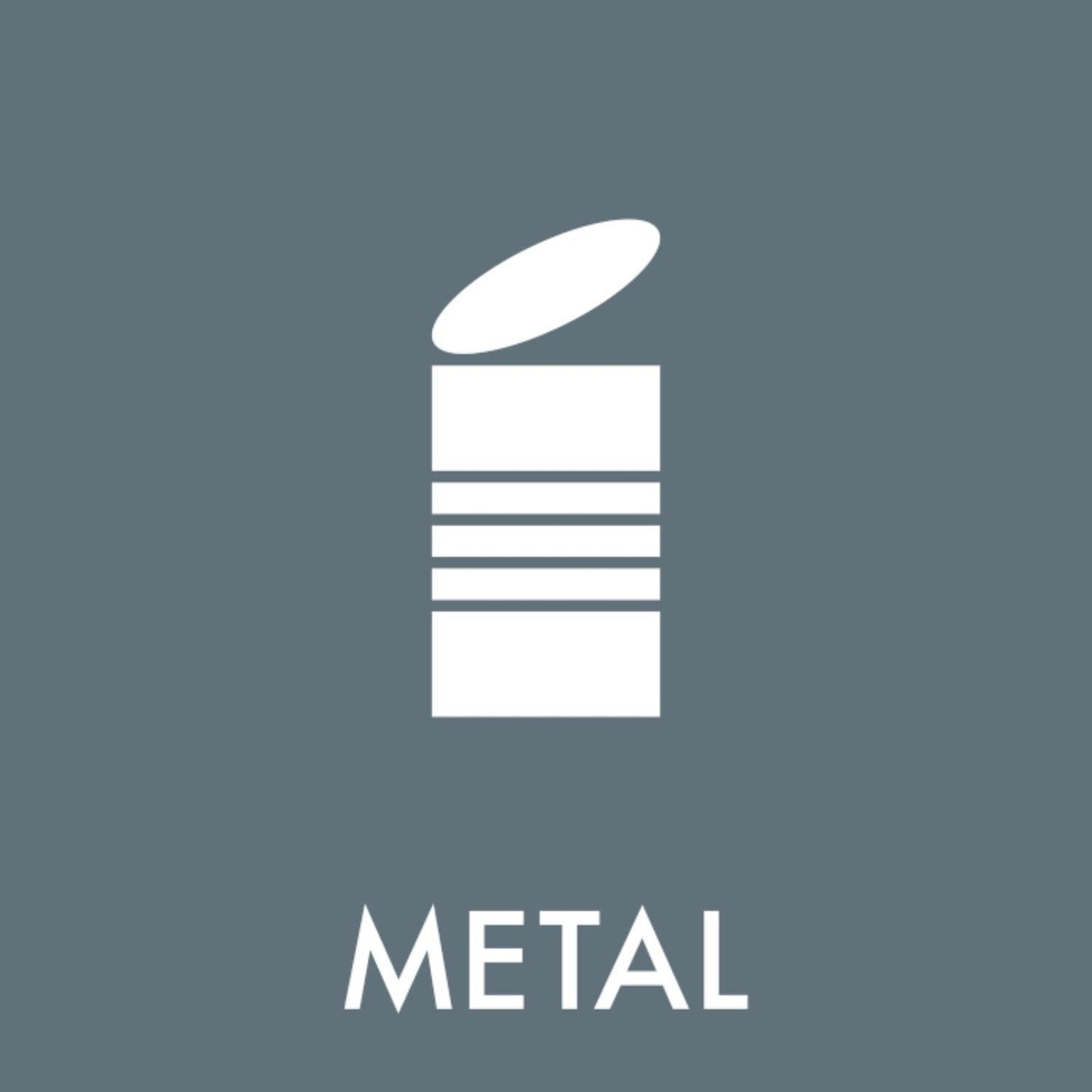 Piktogram METAL 12x12 cm,stk