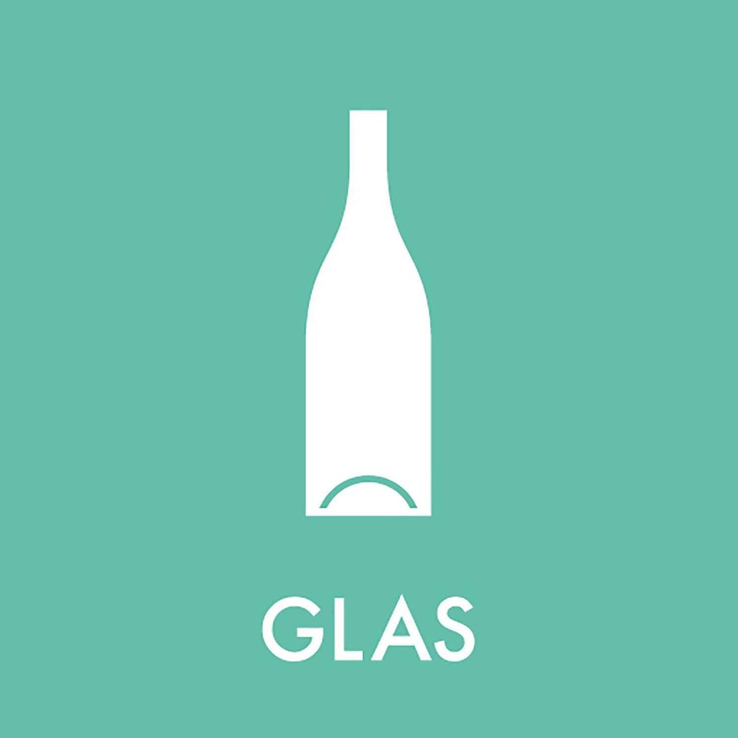 Piktogram GLAS 12x12 cm,stk