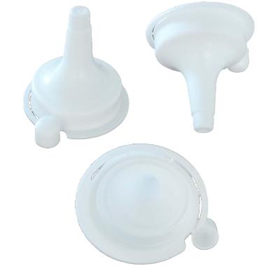 Kapsel til 119133-1 og 119134-1 PE Hvid,1600 stk/krt