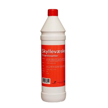 Skyllevæske til tørklosetter 1 ltr Rød,12 fl x 1 ltr/krt