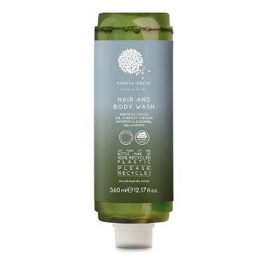 Sæbe Geneva Green gel Hair And Body Wash 360ml med parfume til Cysoap dispenser,18 stk x 360 ml/krt