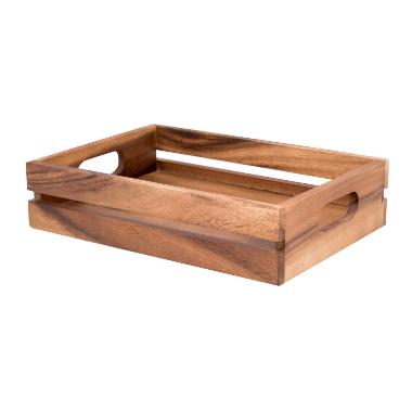 Trækasse Float 300x210x70 mm Akacietræ,stk
