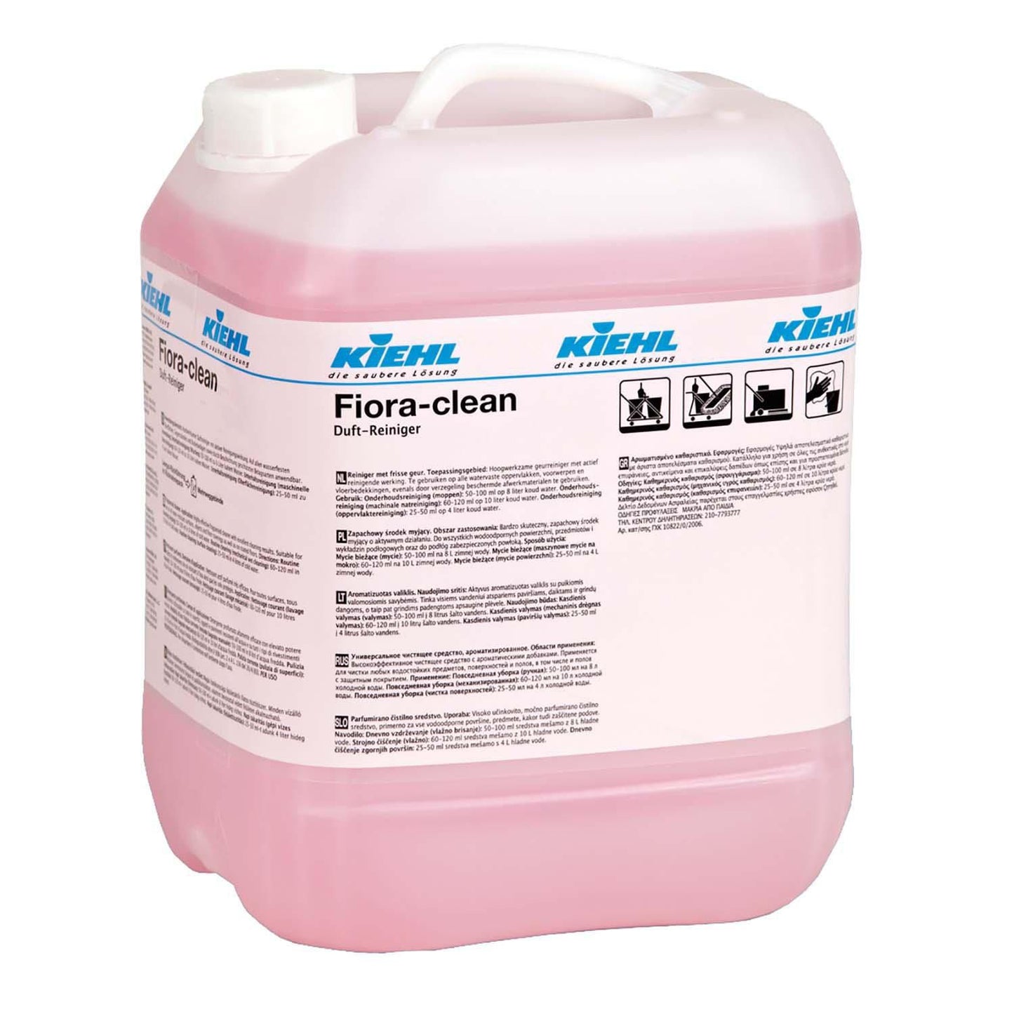 Universalrengøring Fiora-Clean med langvarig duft 10 ltr Rød,10 ltr/dnk