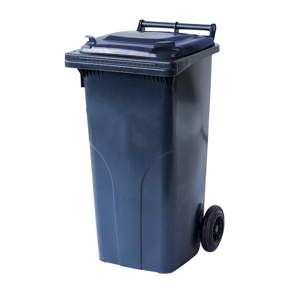 Affaldscontainer 120 ltr 2-hjulet Grå,stk