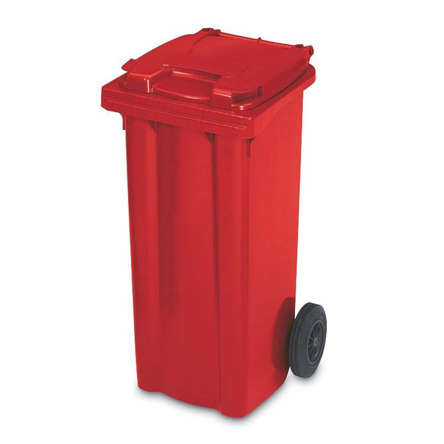 Affaldscontainer 120 ltr 2-hjulet Rød,stk