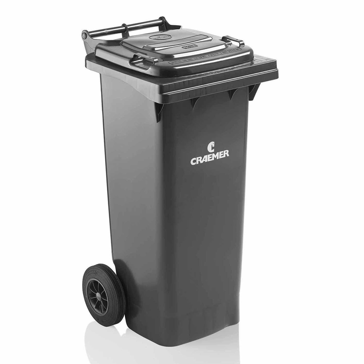 Affaldscontainer 80 ltr 2-hjulet Antracitgrå,stk