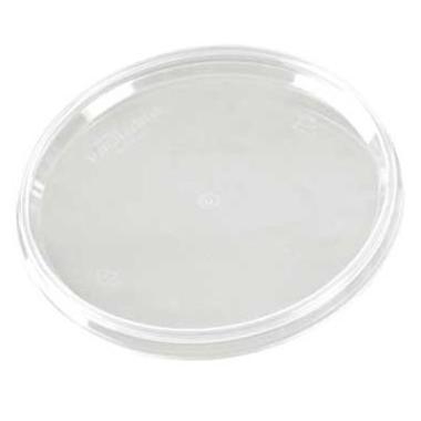 Plastlåg – Ø92 mm, klar PP, til plastbæger, 200 stk.