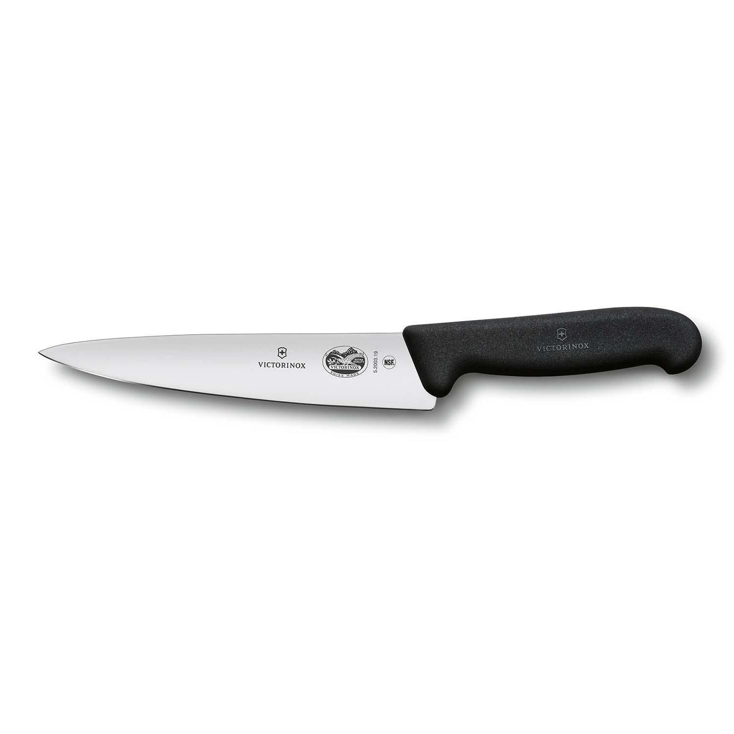 Kokkekniv Victorinox Fibrox klinge 19 cm Sort,stk