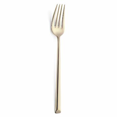 Spisegaffel Metropole PVD 20.7 cm Rustfrit stål Blank Champagne,12 stk/pk
