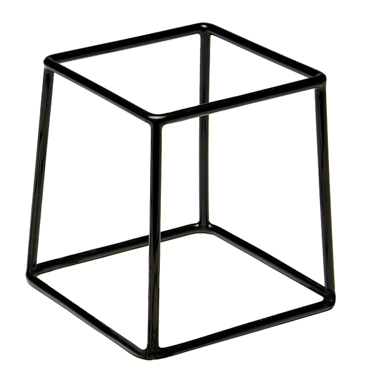 Buffetstander MULTI 18x18x18 cm Gummibelagt Metal Sort,stk
