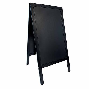 Gadeskilt Securit 120x69 cm Sort ramme,stk