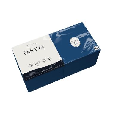 Frokostserviet, 1/4 Fold, 3-lags, 33x33, Fasana, Mørkeblå ( 250 stk )