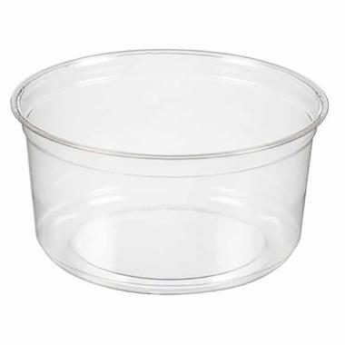 Bæger Deli 300 ml 12 oz Ø117x54 mm Rund RPET Klar,10 ps x 50 stk/krt