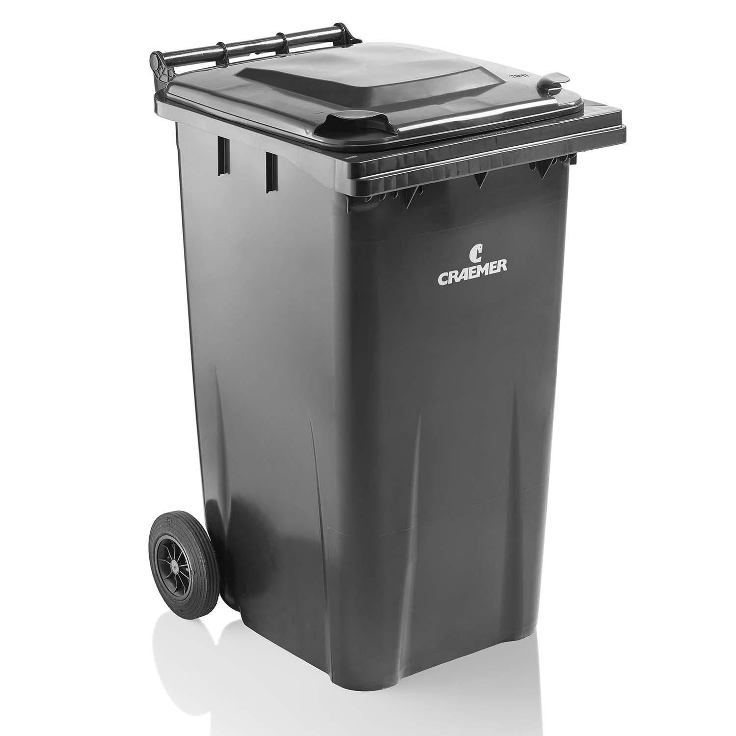 Affaldscontainer 240 ltr 2-hjulet Antracitgrå,stk
