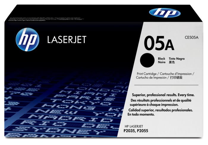 HP 05A CE505A Sort Lasertoner, 2.300 sider