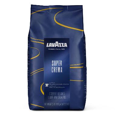Kaffe Lavazza Super Crema Espresso 1kg hele bønner