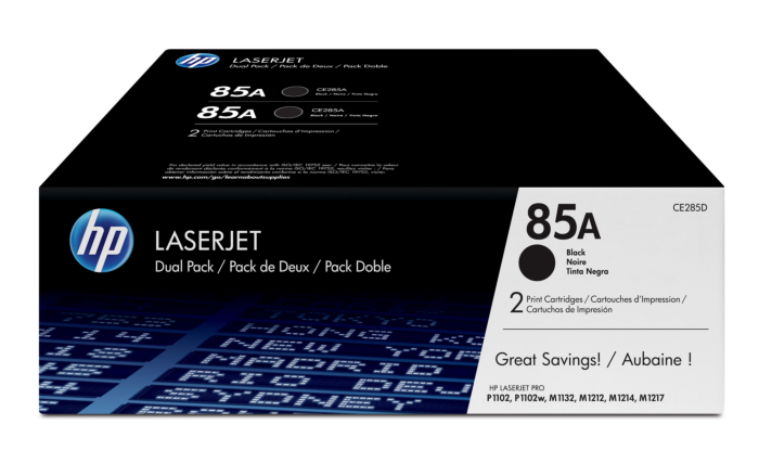 HP Toner CE285AD black 2-pak CE285A
