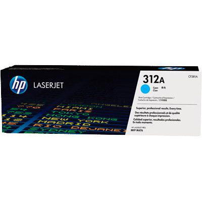 HP Toner CF381A Cyan Nr. 312A HP Laserjet Pro 400