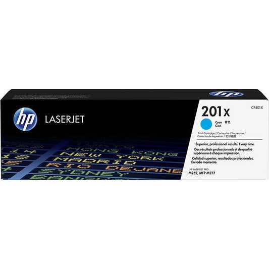 HP Toner 201X cyan CF401X 2.300 sider