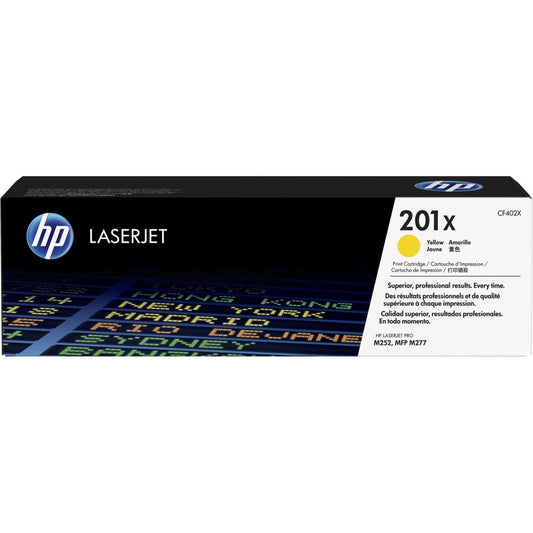 HP Toner 201X yellow CF402X 2.300 sider
