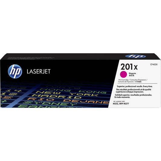 HP Toner 201X magenta CF403X 2.300 sider