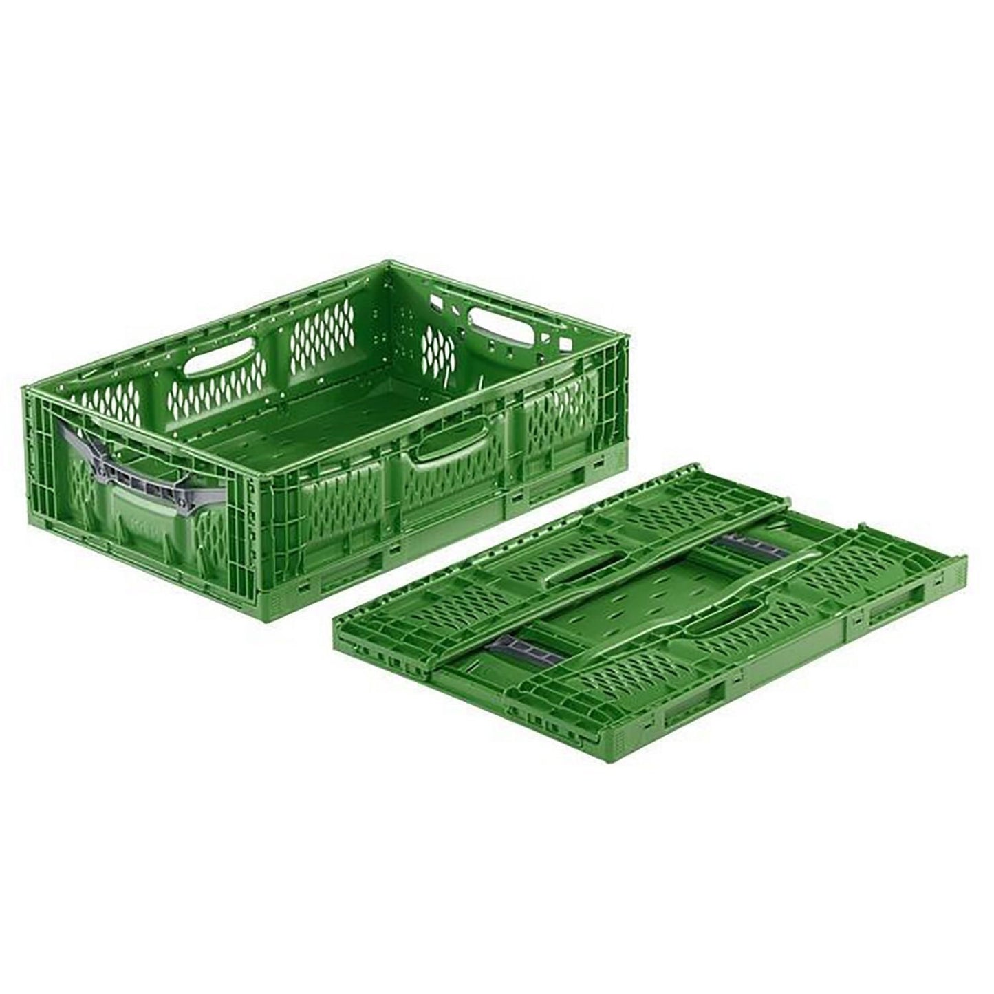 Foldekasse Cleverfresh 45 liter 60x40x23cm Grøn/grå,stk