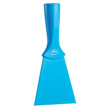 skraber nylon m/gevind 100 mm Blå,10 stk/krt