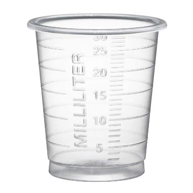 Medicinbæger 30 ml PP Eco Klar,100 ps x 90 stk/krt