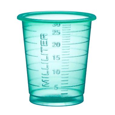 Medicinbæger 30 ml PP Eco Grøn,100 ps x 90 stk/krt