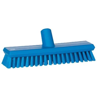 Gulvskrubbe 27 cm Medium med Vandgennemløb Blå,stk