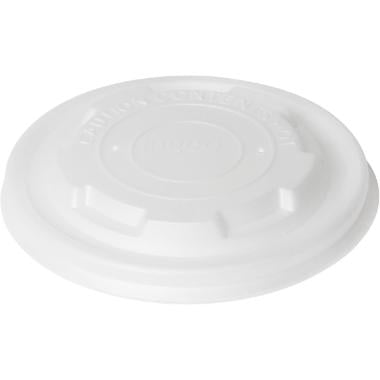 Låg 95x95x10 mm CPLA Brun til Suppeskål,16 pk x 50 stk/krt